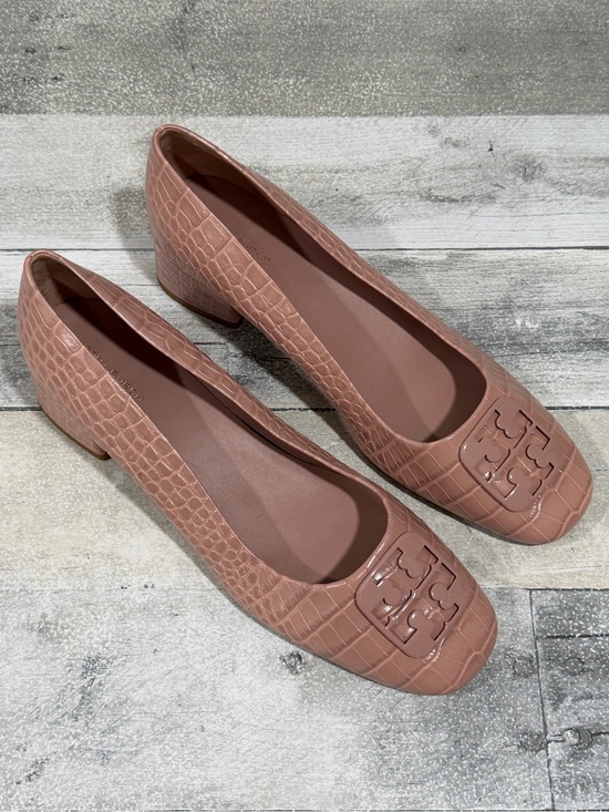Tory Burch Shoes - TORY BURCH Georgia Pump soft croc embossed meadowsweet - Size - 10.5 .US